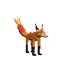 Ember fox, as the game draws it