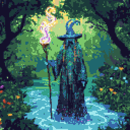 Tidal Sage, the water order, in the game's own pixel portrait